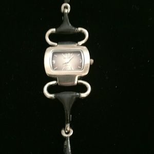 Geneva Ladies Silver Tone Watch